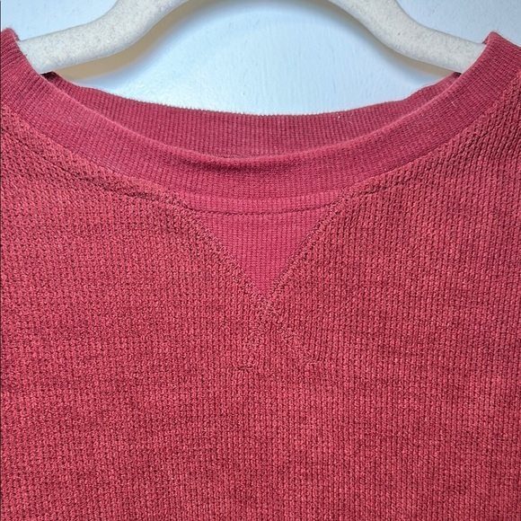 Goodfellow & Co Red Crewneck Sweater Classic Knit - Picture 2 of 5
